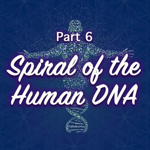 Sacred Geometry Spiral of the Human DNA square