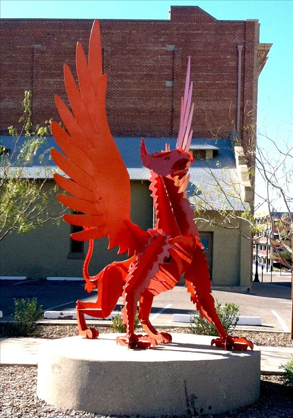 Dragons Sculpture in Tucson